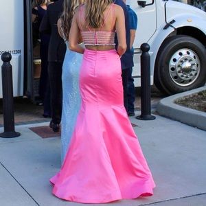 Sherry Hill 2 piece prom dress.